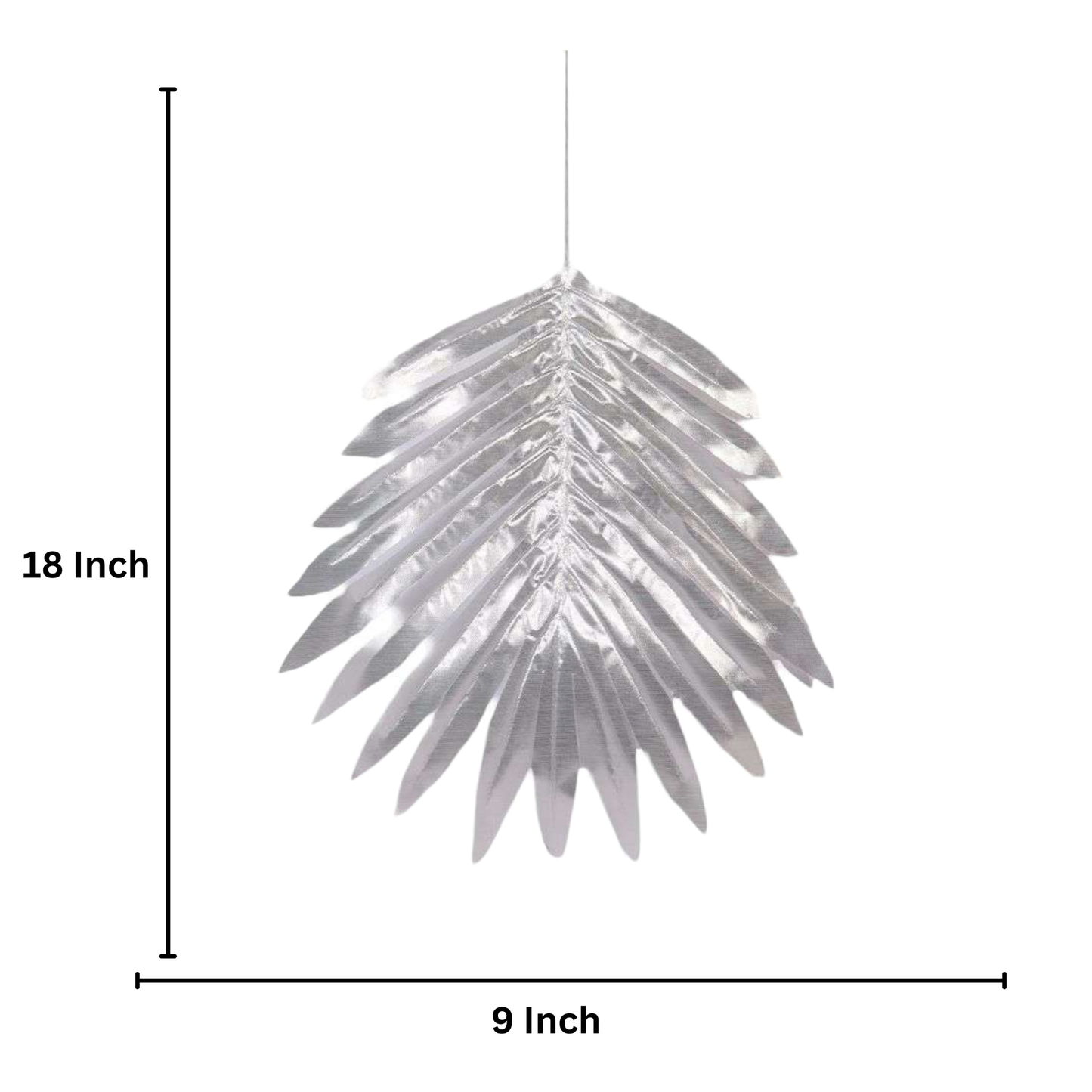 Palm Leaf 18" X 9" White (Pack of 10)
