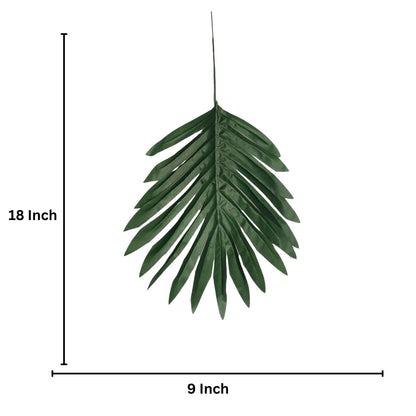 Palm Leaf 18" X 9" Green (Pack of 10)