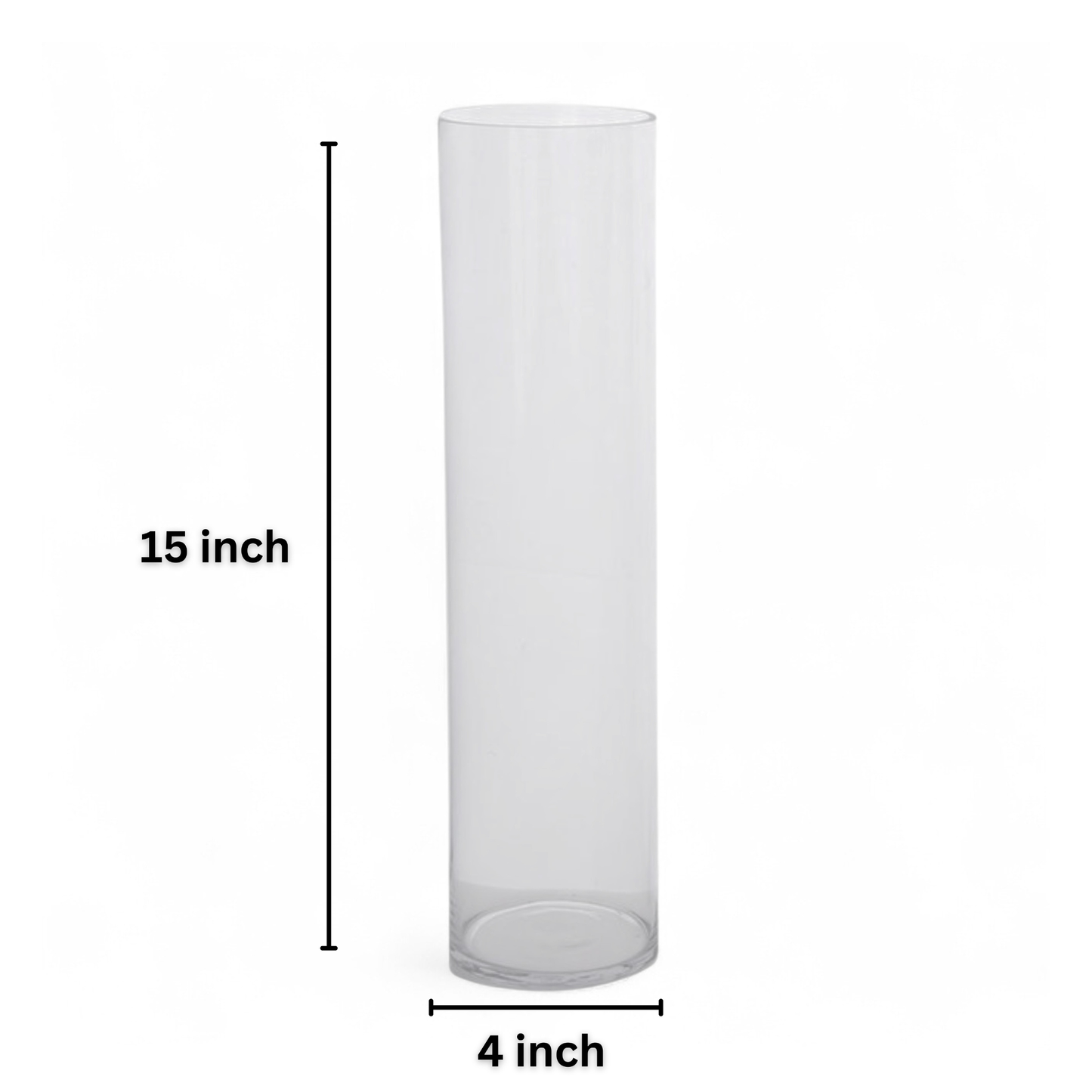 Acrylic Cylinder Vases For Floral Arrangement & Gifting (58cm)