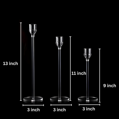 Acrylic Candle Holders Candlestick Holder