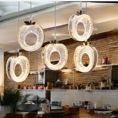 Hanging Apple Light (Set of 5 Pc's)