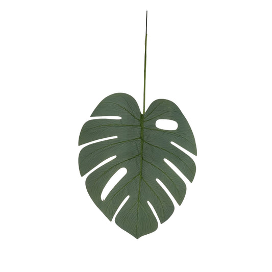 Monstera Leaf Stick 15" Light Green  (Pack of 10)