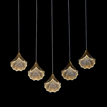 Hanging Elegant Shell Light (Set of 5 Pc's)