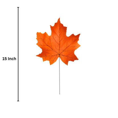 Mapple Leaf 15" Orange (Pack of 10)