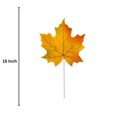 Mapple Leaf 15" Yellow (Pack of 10)