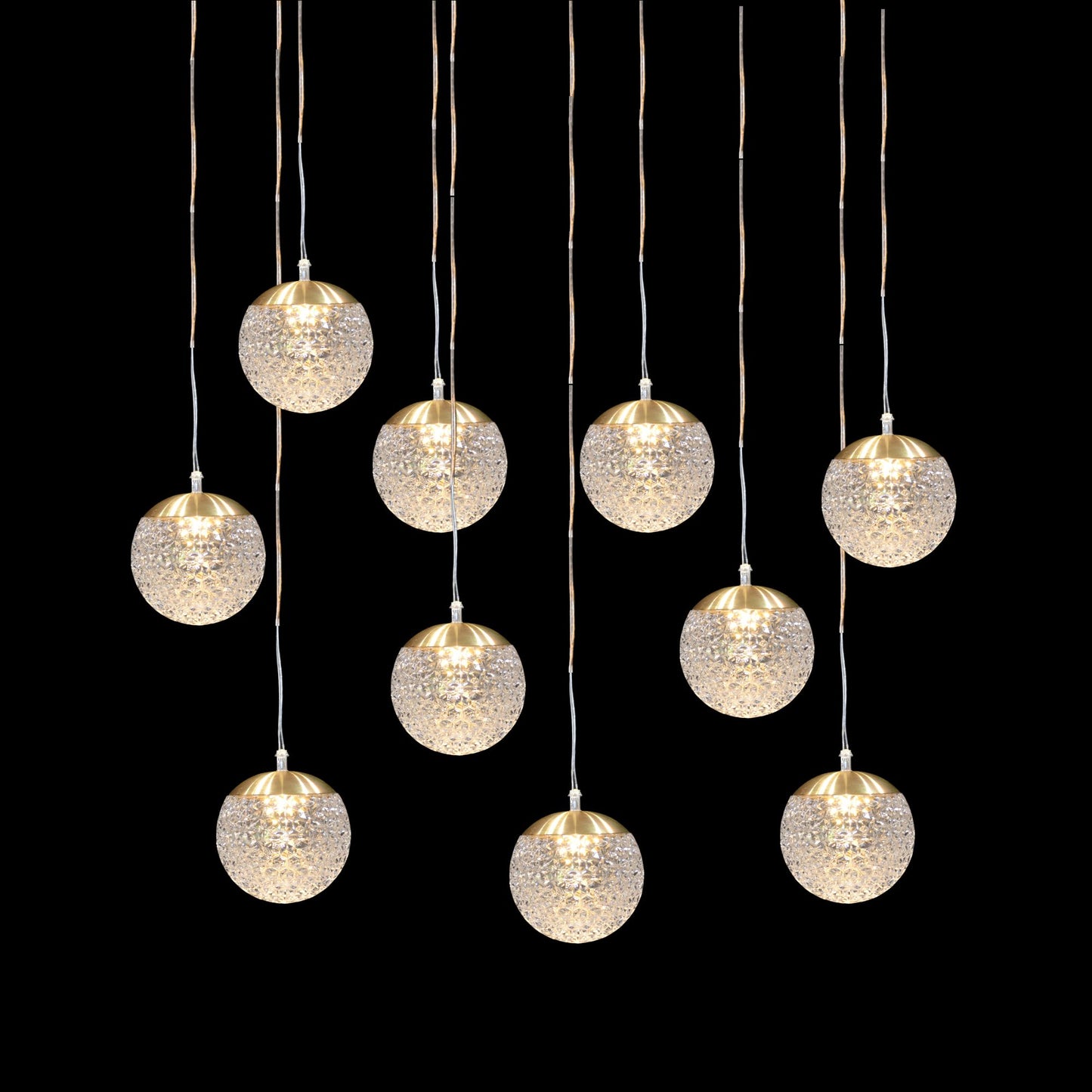 Hanging light Acryliclic Ball 11" (set of 10 Pcs)
