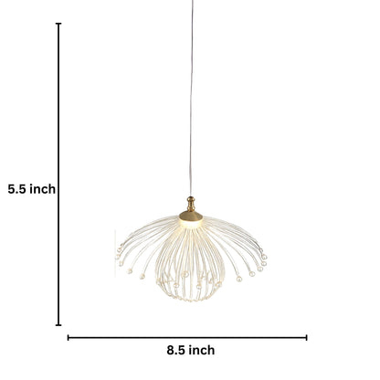 Hanging Acryliclic Mushroom Light Set of 5