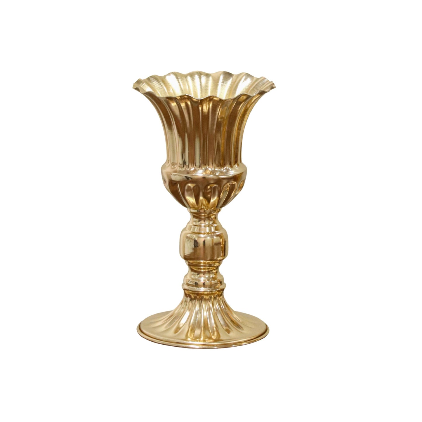Gold Trumpet Vase (22.2cm)