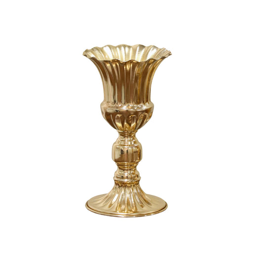 Gold Trumpet Vase (22.2cm)