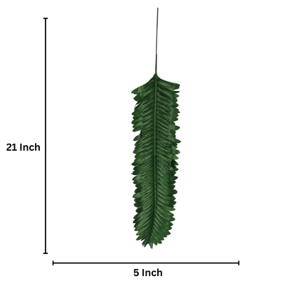 Palm Leaf Stick Big21 X 5''  Green (Pack of 10)