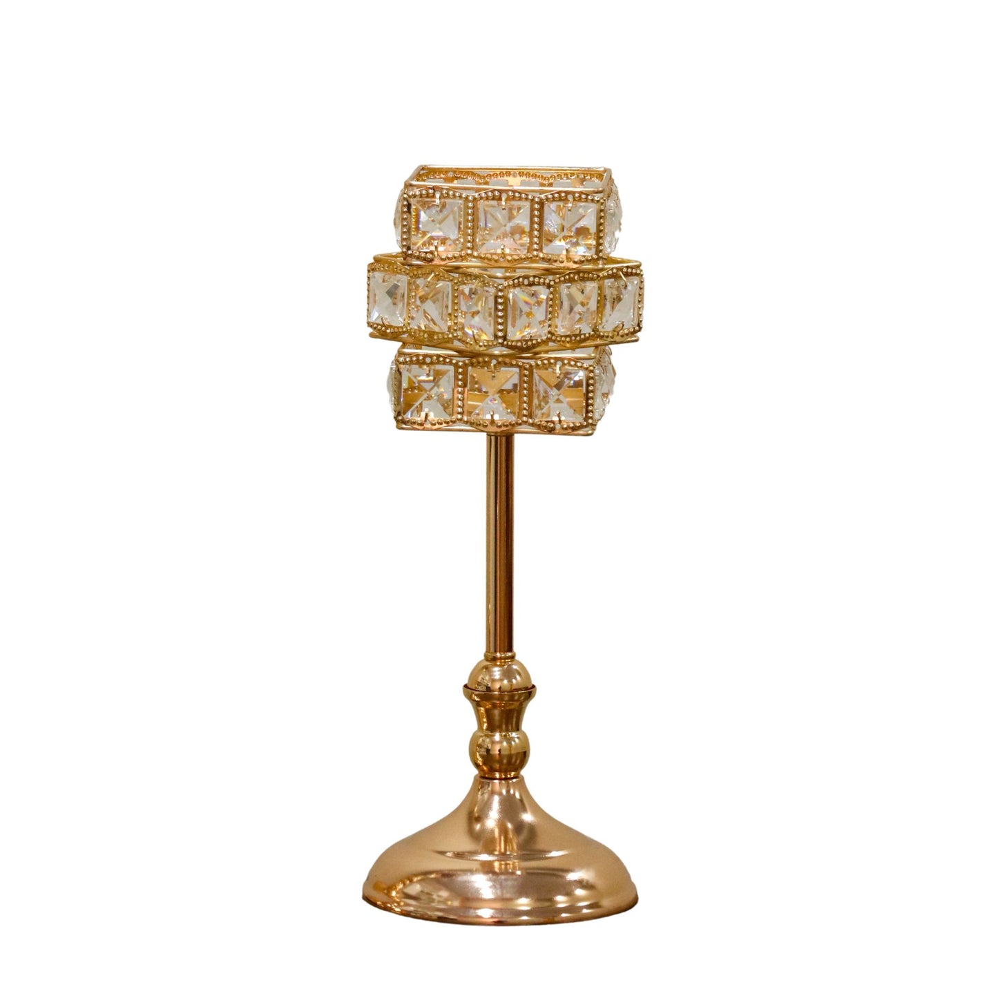 The Crystal Flute Riser Golden