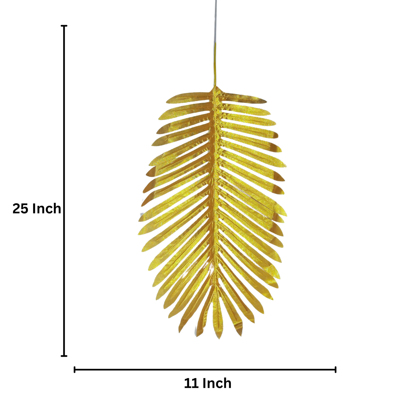 Palm Leaf Stick Big25X11''Golden (Pack of 10)