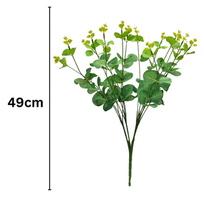 Eucalyptus Bunch 18" D/s Green White (Pack of 5)