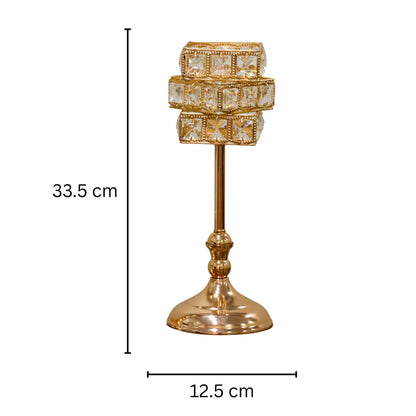 The Crystal Flute Riser Golden