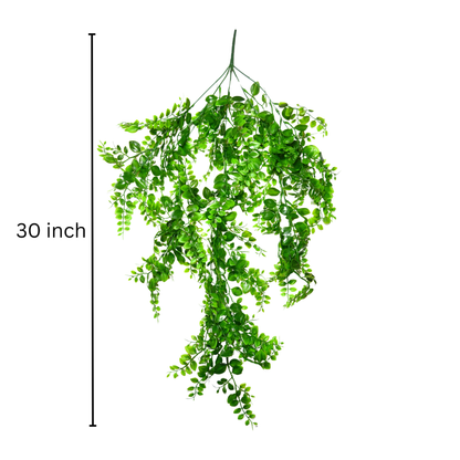 Hanging Eucalyptus Light Green White (Pack of 10)