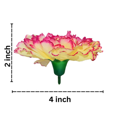 Lemon yellow Big Carnation (Pack of 200)