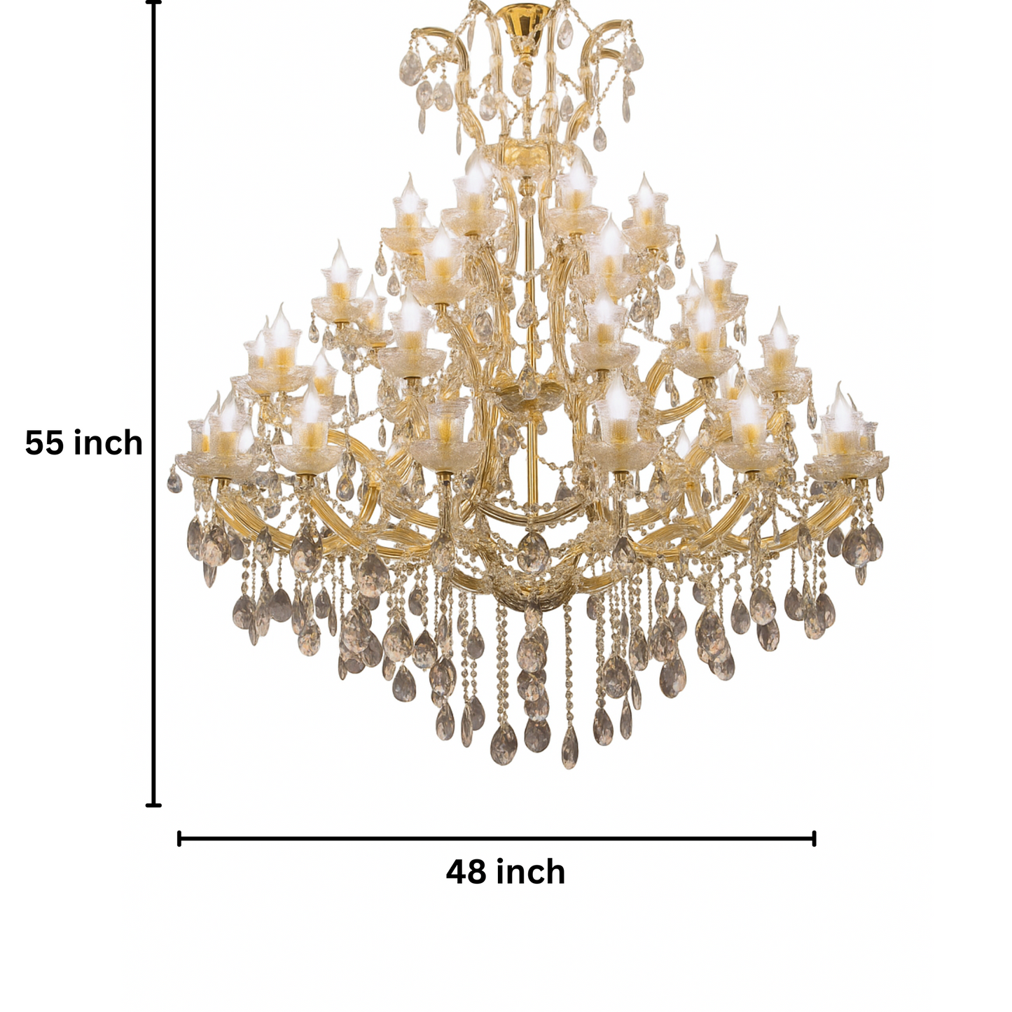 Maria Theresa Design And Crystal Pendant Italian Pattern Design Chandelier