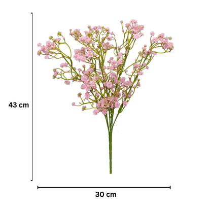 Bunch Gypsophila 42 Head Pink (Pack of 5)