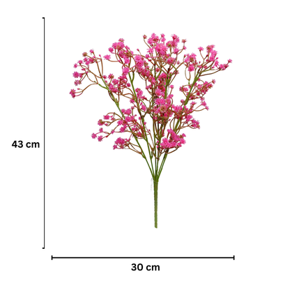 Bunch Gypsophila 42 Head Magenta (Pack of 5)