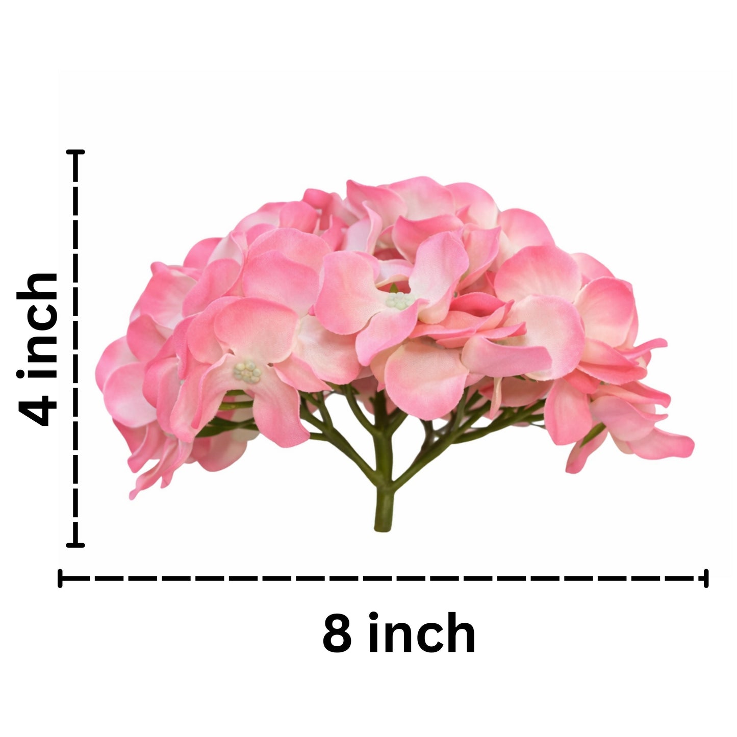 Pink Light Peach Flr Hydrangea 54 Petals (Pack of 50)