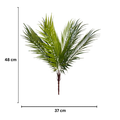 Bunch Areca Palm Leaf D/s Green (Pack of 5)