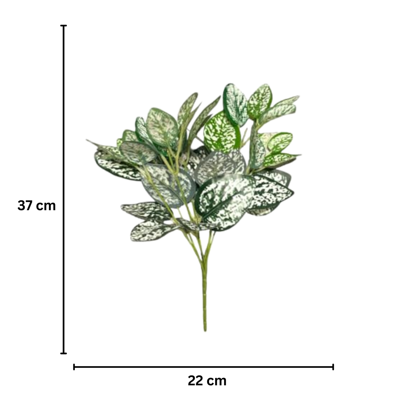 Bunch Leaf D/s Green White (Pack of 5)