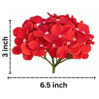 Red Flr Hydrangea 27 Petals (Pack of 100)