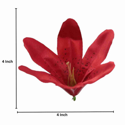 Red Flr Lily Head ( Pack of 100)