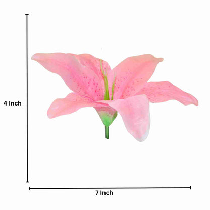Pink Flr Lily Head ( Pack of 100)
