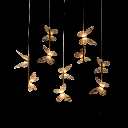 Electric Hanging Butterfly light (set of 5)