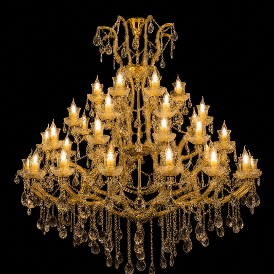 Maria Theresa Design And Crystal Pendant Italian Pattern Design Chandelier
