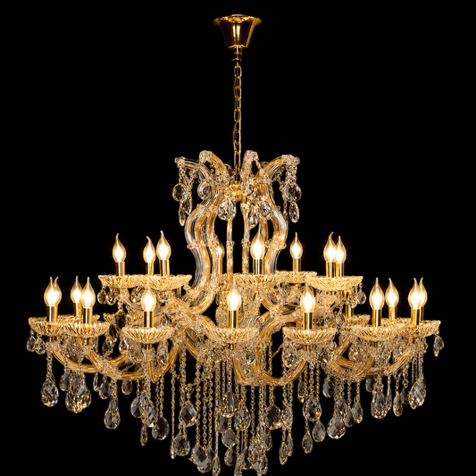 Majestic Royal Elegance Crystal Chandelier 24 Arms