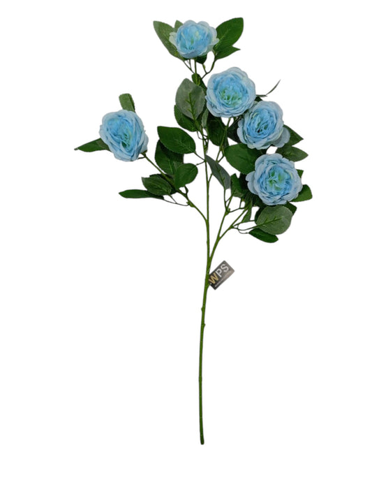 Peony Stick 5 Head 60" Light Sky Blue (Pack of 10)