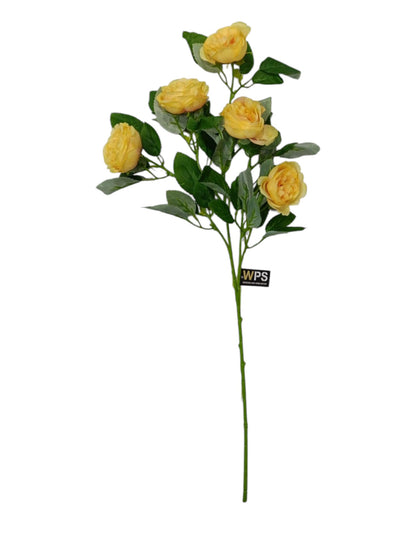 Peony Stick 5 Head 60" Light Yellow (Pack of 10)