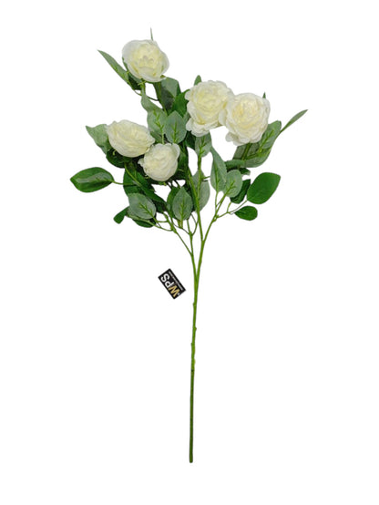 Peony Stick 5 Head 60" Cream (Pack of 10)