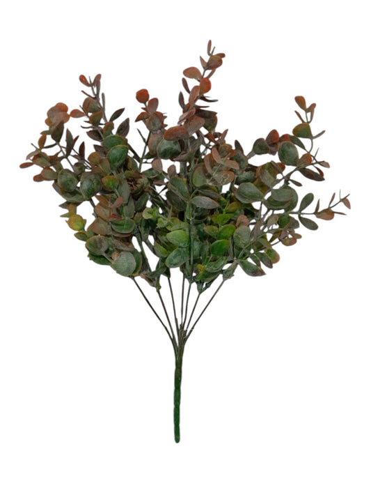 Eucalyptus Bunch 30cm D/s Green Red (Pack of 5)