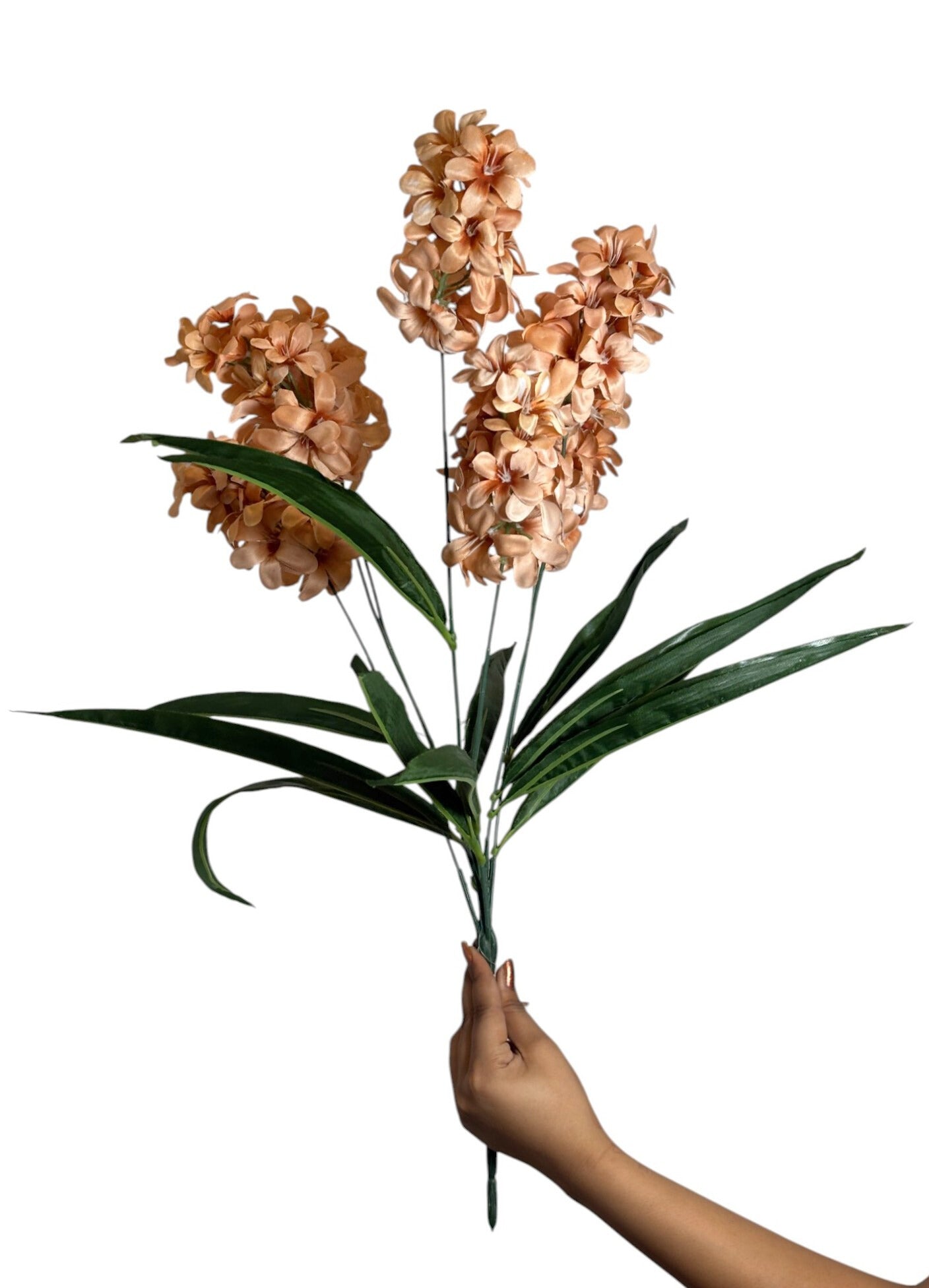 Bunch Hyacinth 7Stick 27" Light Brown (Pack of 5)