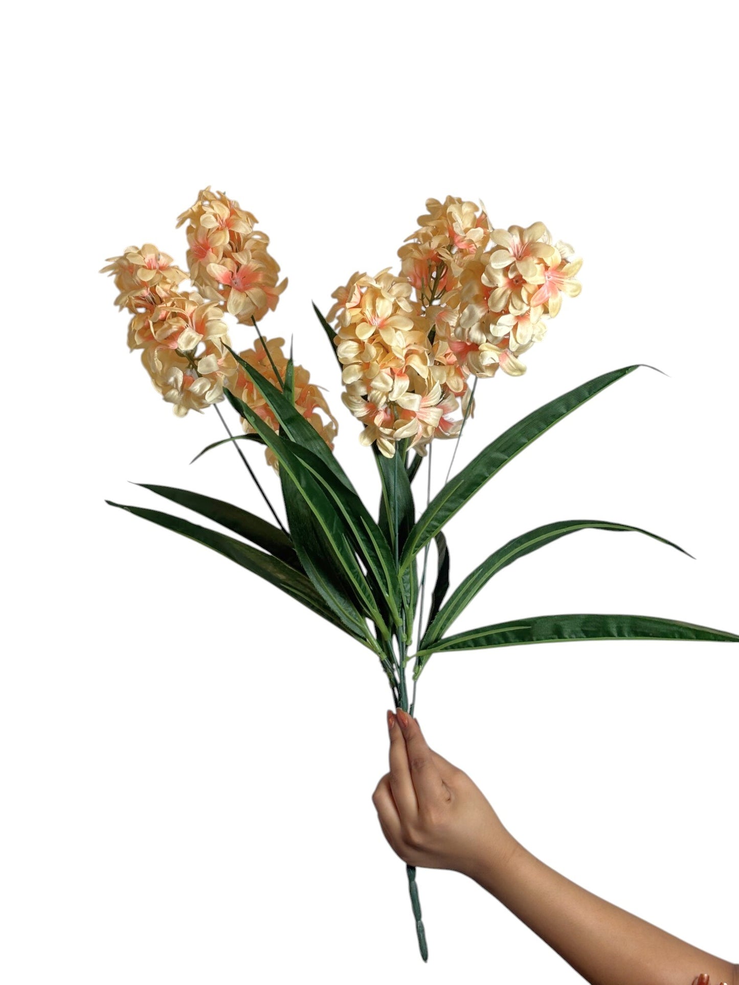 Bunch Hyacinth 7Stick 27" Peach (Pack of 5)