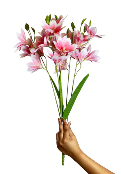 Bunch PU Lotus 5 Stick 56cm Pink (Pack of 5)