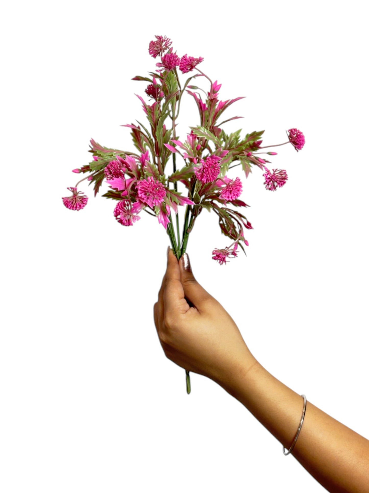 Bunch Allium 13 Head Green Pink (Pack of 5)