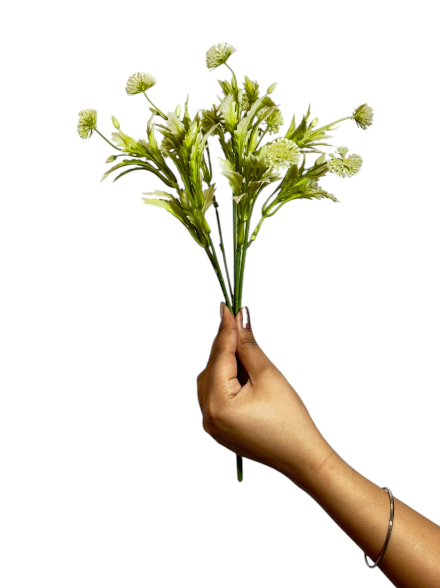 Bunch Allium 13 Head Light Green White (Pack of 5)