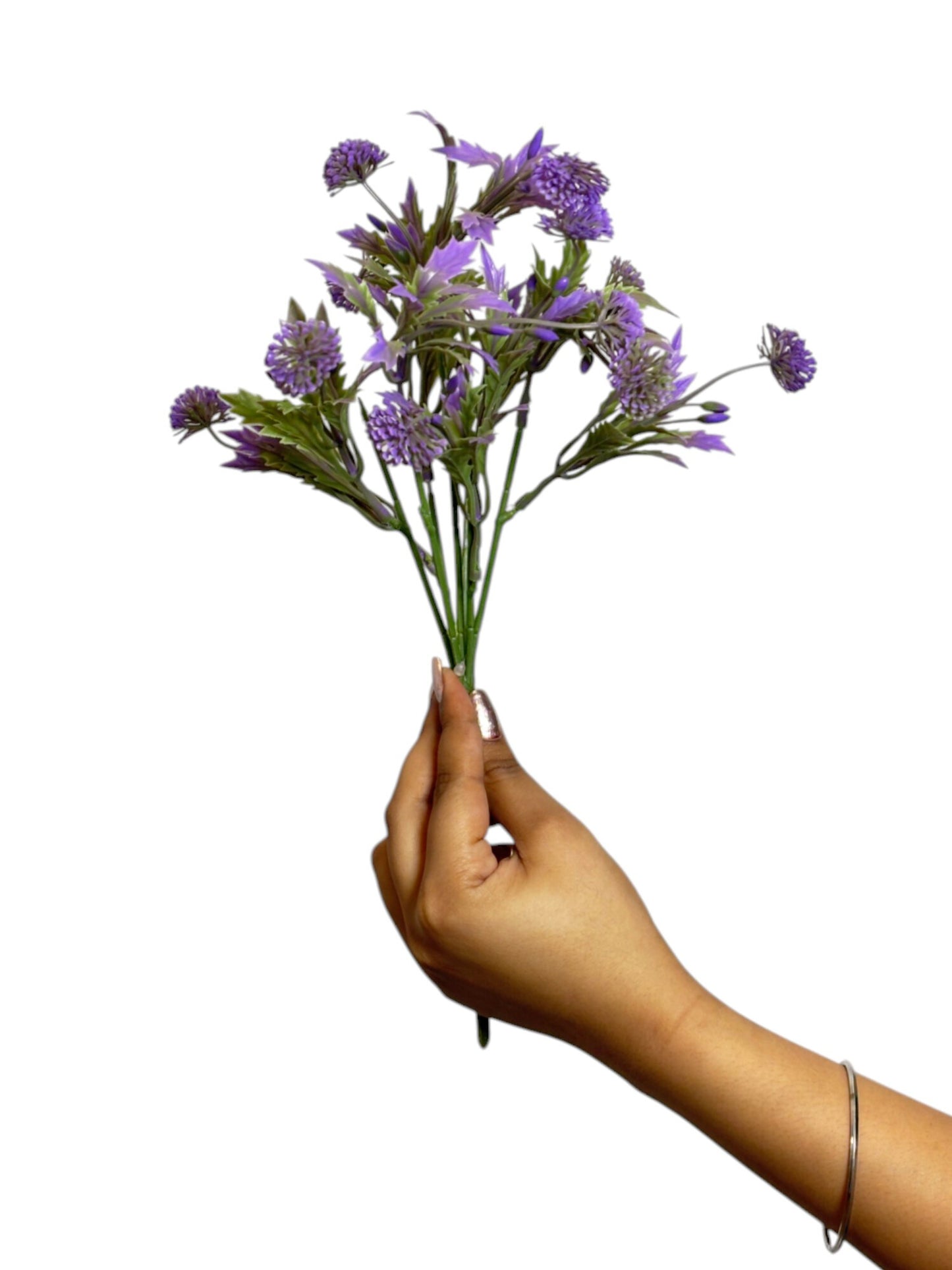Bunch Allium 13 Head Green Purple (Pack of 5)