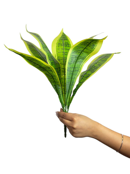 Bunch Leaf Plant 12 Head D/s Green Yellow (Pack of 5)