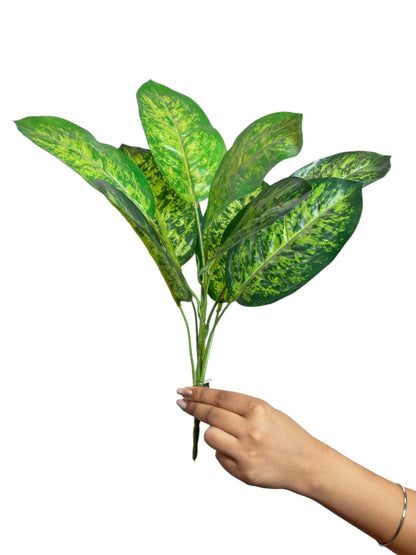 Artificial Dieffenbachia Bunch D/s Green (Pack of 5)