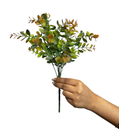 Eucalyptus Bunch 30cm D/s Green Brown (Pack of 5)