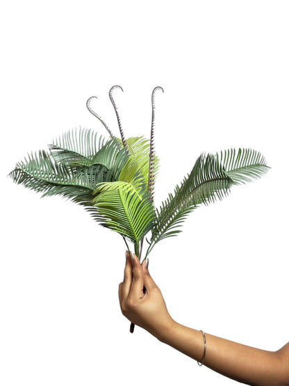 Bunch Palm Leaf D/s Green (Pack of 5)