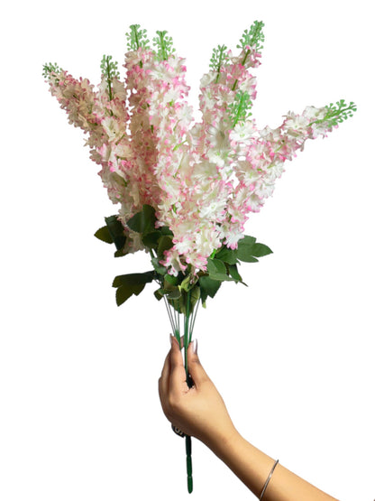 Bunch Hyacinth 9Stick Light Pink White (Pack of 5)