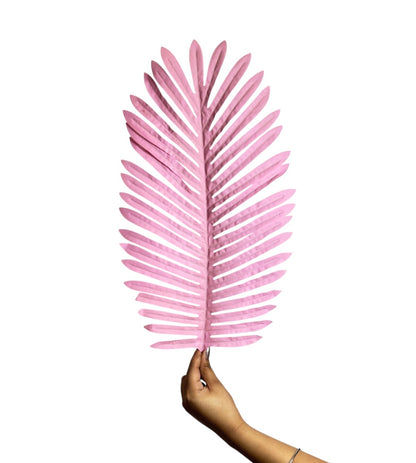 Palm Leaf Stick Big25X11'' Pink (Pack of 10)