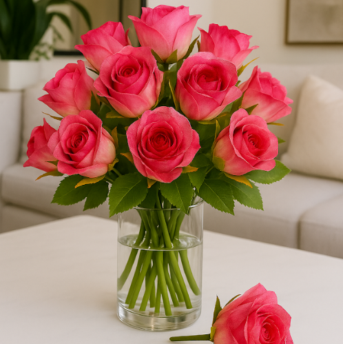 Magenta White Rose (MR4) Pack of (200)