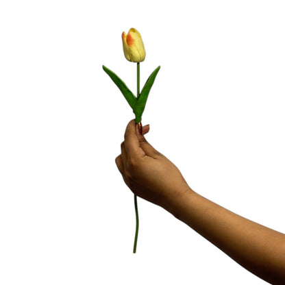 Tulip Stick 13" Yellow Orange (Pack of 10)